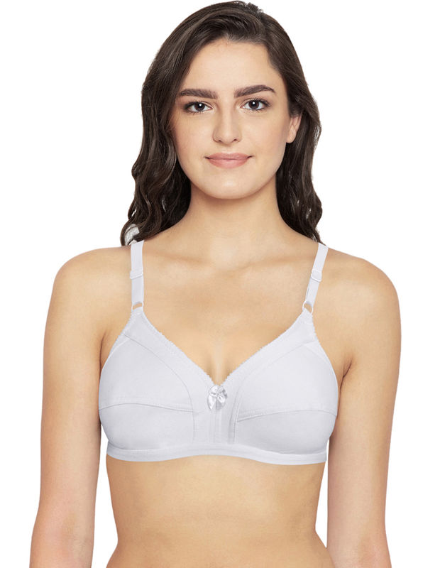 Buy Women's Cotton Full Coverage Shaper Bra (Pure Cotten White 36