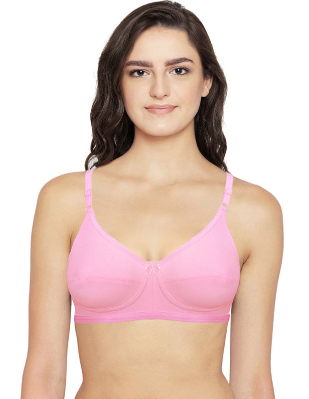 Bodycare Full Coverage, Non Padded Bra-6817-pink, 6817-pink