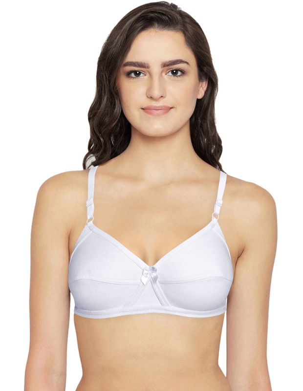 Bodycare Full Coverage, Non Padded Bra-6824-white