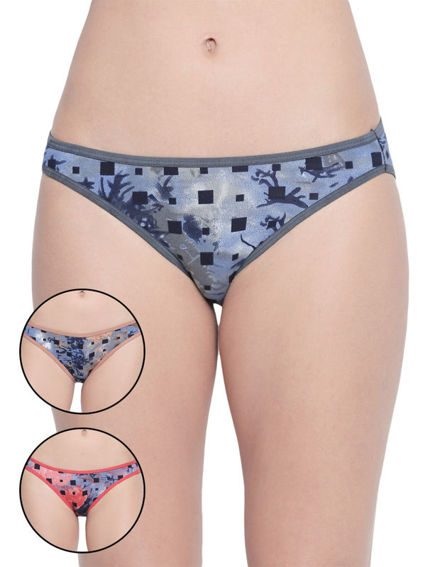 Pack Of 3 Bodycare Assorted Cotton Printed Bikini Briefs-13000, 13000