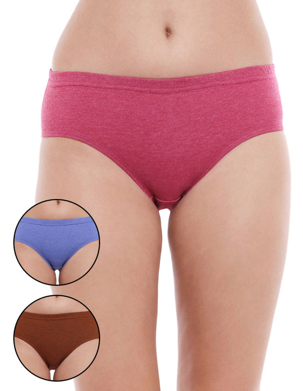 pack of 3 cotton hipster panty