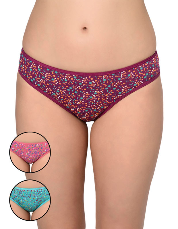 Buy online Pack Of 3 Printed Panties from lingerie for Women by In Care for  ₹479 at 29% off