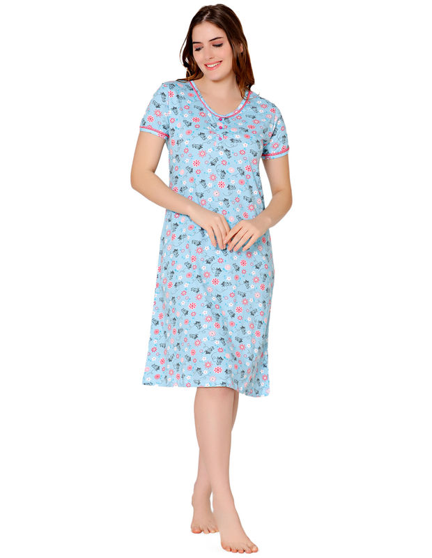 Short Nighty & Robe Nightgown set - Private Lives