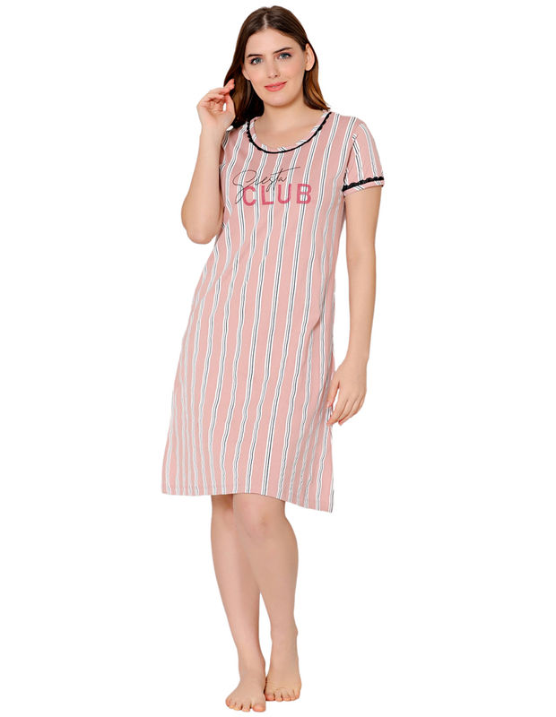 Modli 20 Fashion Women A-line White, Pink Dress - Buy Modli 20 Fashion Women  A-line White, Pink Dress Online at Best Prices in India | Flipkart.com