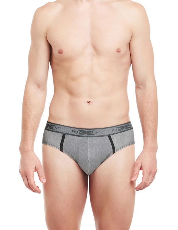 Body X Printed Briefs For Mens -BX01BBLK