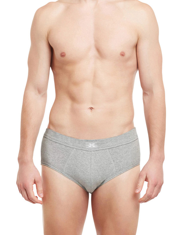 Body X Solid Briefs-bx14b, Bx14b-grey Melange