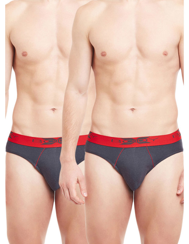 Body X Solid Briefs-Pack of 2-BX21B