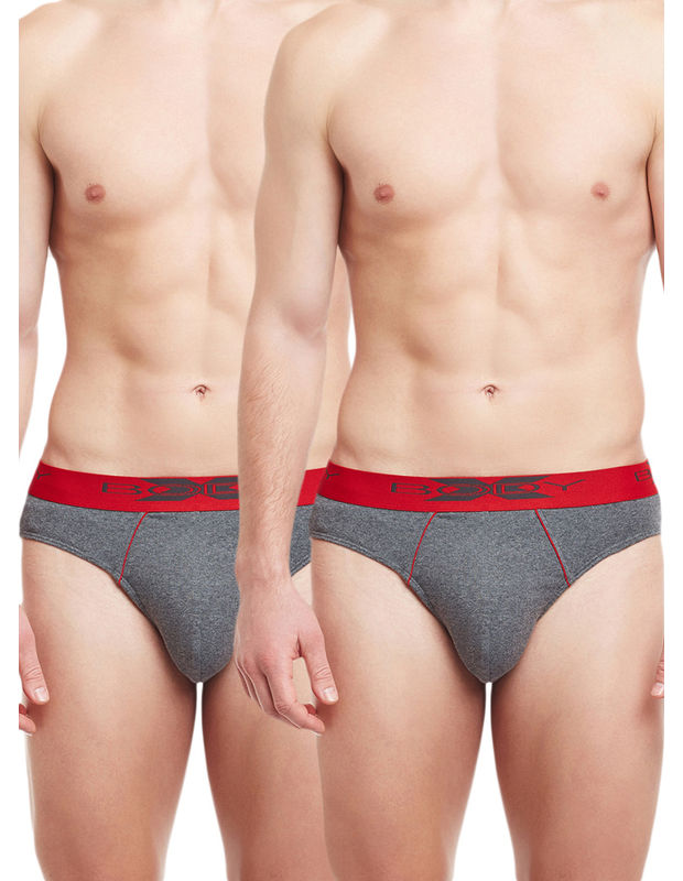 Body X Solid Briefs-Pack of 2-BX21B