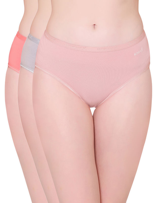 Woman solid panty pack of 4