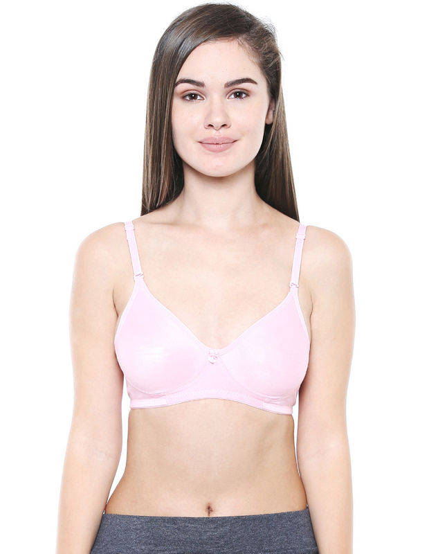 Seamless Cup Bra-5554S with free transparent strap