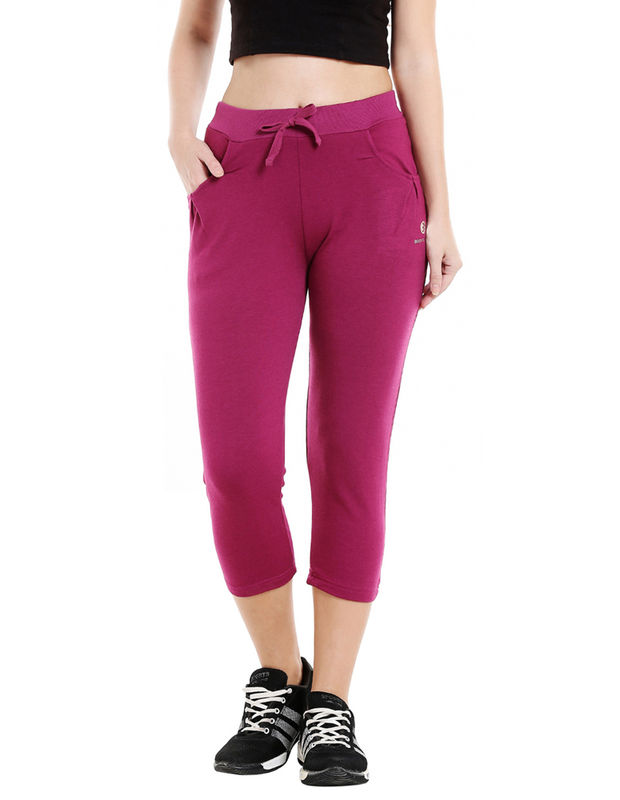 Bodyactive Women Wine Capris-lc1-win, Lc1-win