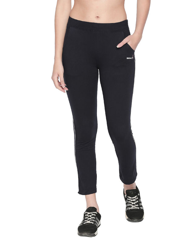 Buy Star The Vision Women's Regular Lycra Fit Track Pants With Girip. Black  & Green. Online at Best Prices in India - JioMart.