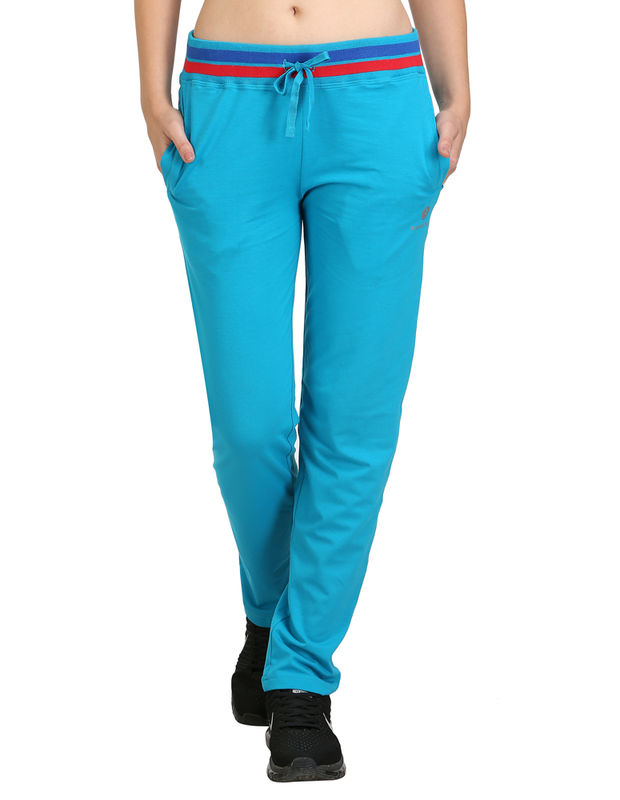 Bodyactive Women Turquoise Trackpant-LL3-TURQ