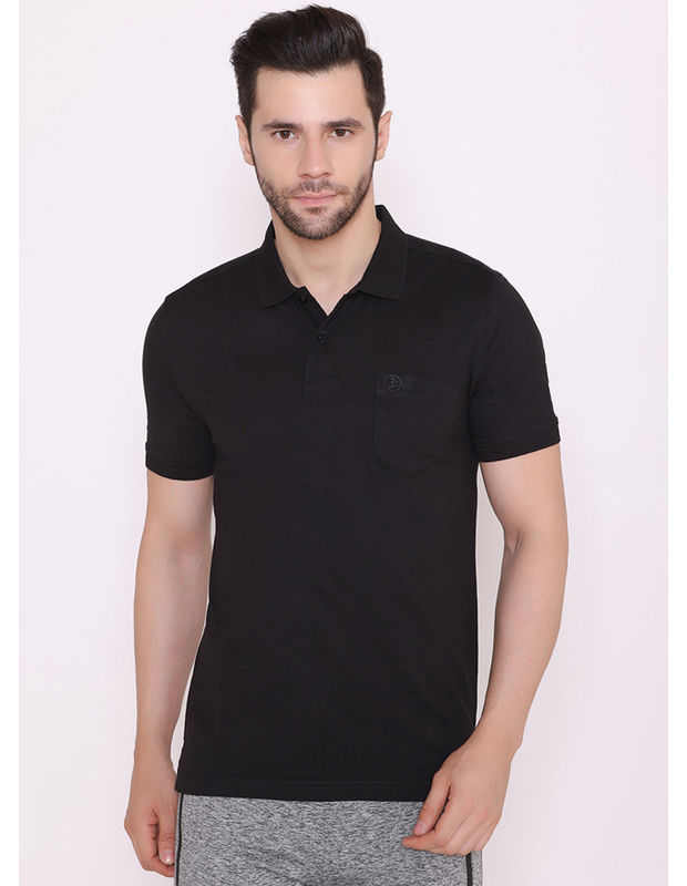 Men's polo shirts with clearance chest pocket