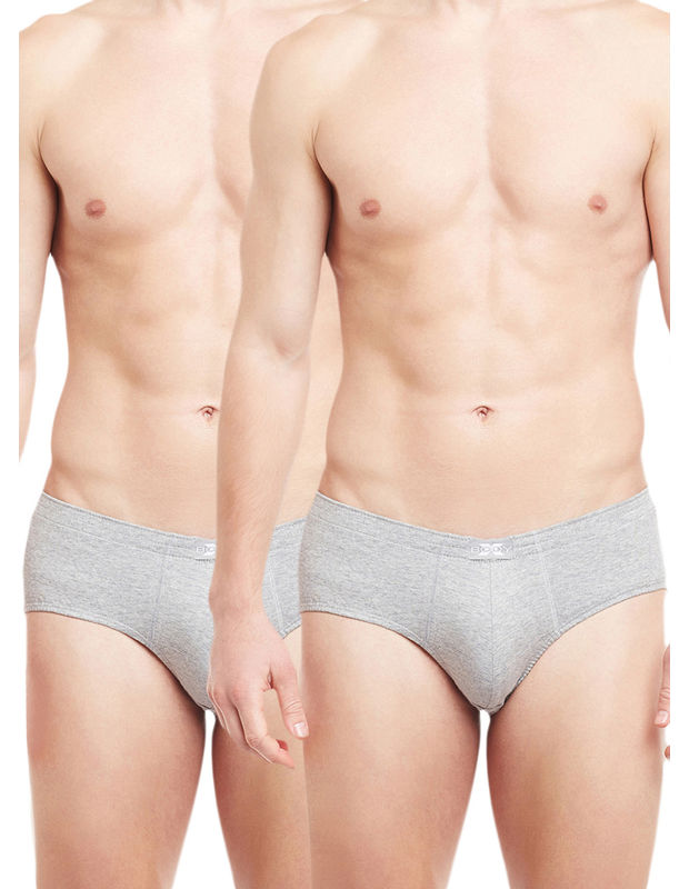 Buy CALVIN KLEIN Grey Mens Solid Briefs