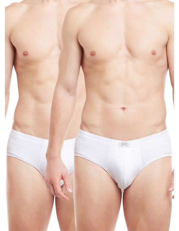 Solid Briefs - White