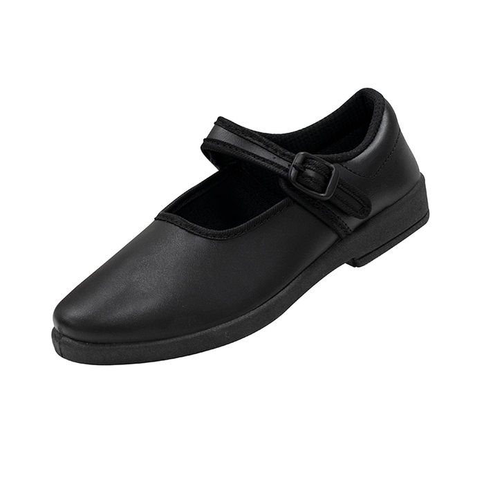 relaxo black school shoes