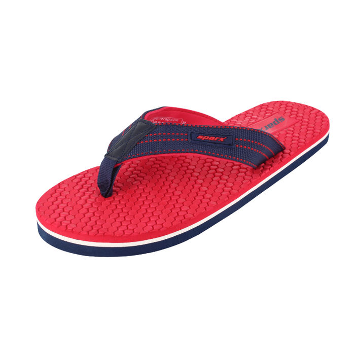 sparx slippers red colour
