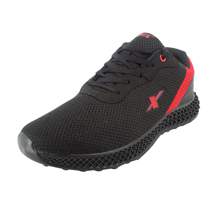 sparx black sports shoes