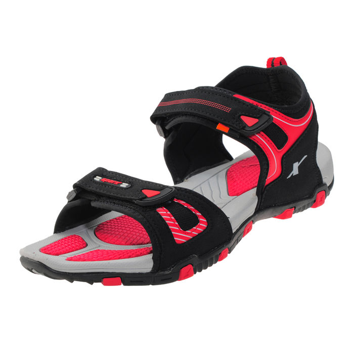 Sparx Blackred Gents Sports Sandalsss-459 | Ss-459