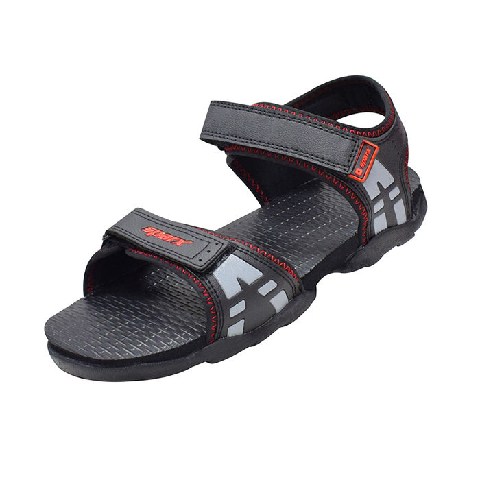 Sparx Blackred Gents Causal Sandalsss 