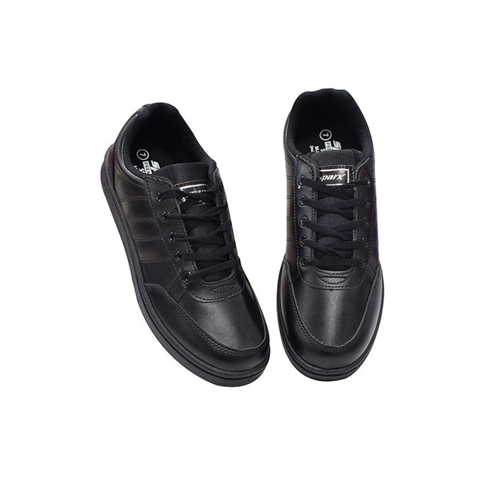 sparx school shoes black