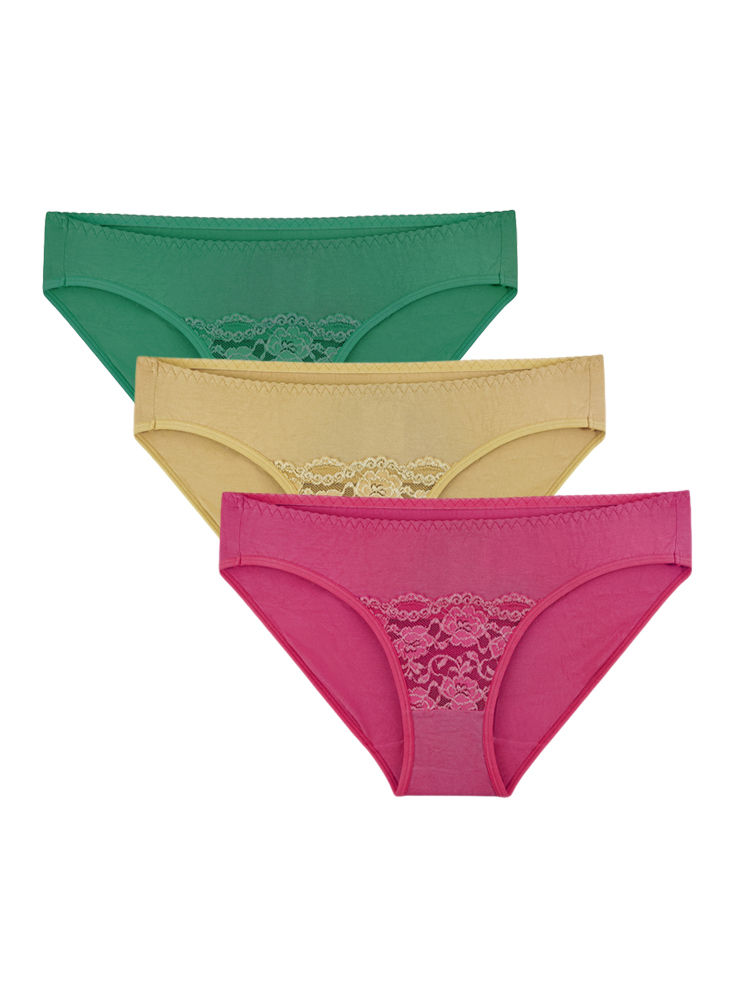 Lycra Cotton Bikini Panty Set More Detail Call Now, Plain at Rs 80