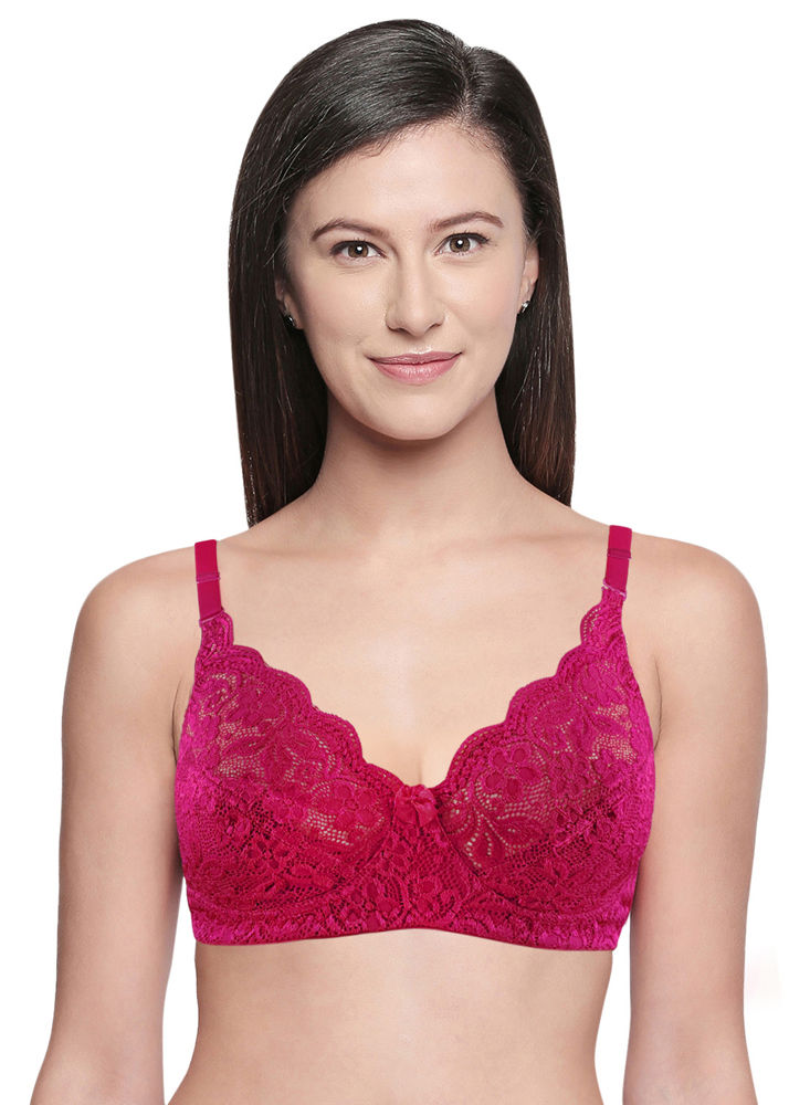 Bodycare polycotton wirefree adjustable straps moulded cup non padded bra -6576PI