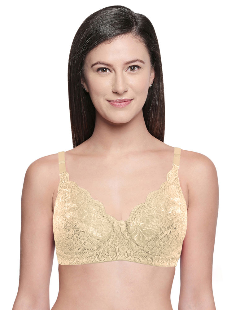 Pack of 1 set half cup lightly padded Non-wired T-shirt bra and