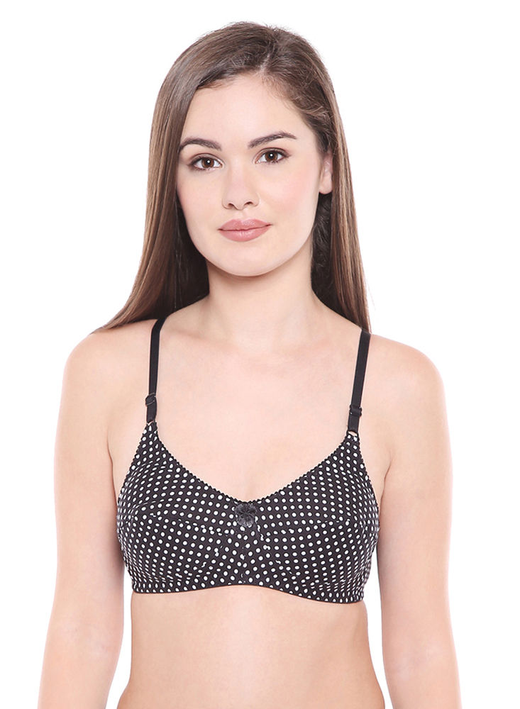 Bodycare Lace Bra - Non-Padded, Wirefree & Full Coverage-1501DPU