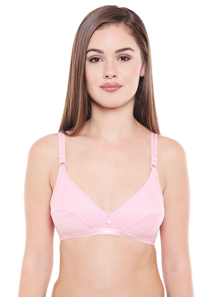 Bodycare Printed Padded Bra-6579-pink, 6579-pink