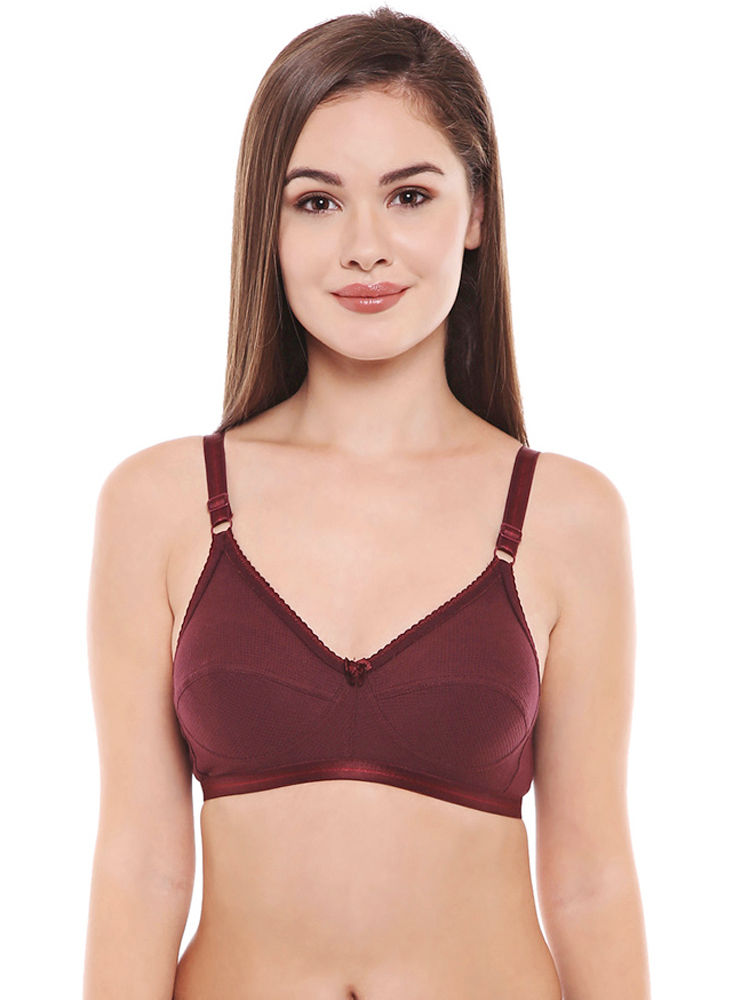 Bodycare Lace Bra - Non-Padded, Wirefree & Full Coverage-1501WI