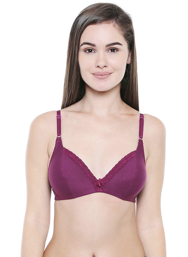 Bodycare polycotton wirefree adjustable straps comfortable non padded  bra-1570S
