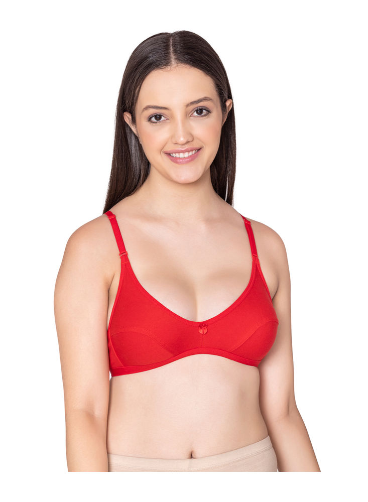 Bodycare polycotton wirefree convertible straps comfortable non padded bra-1531RE