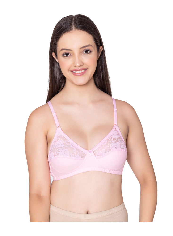 Bodycare polycotton wirefree adjustable straps moulded cup non padded bra -6576B