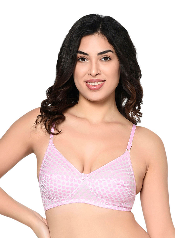 Bodycare Seamed, Non Padded Bra-1560-Purple