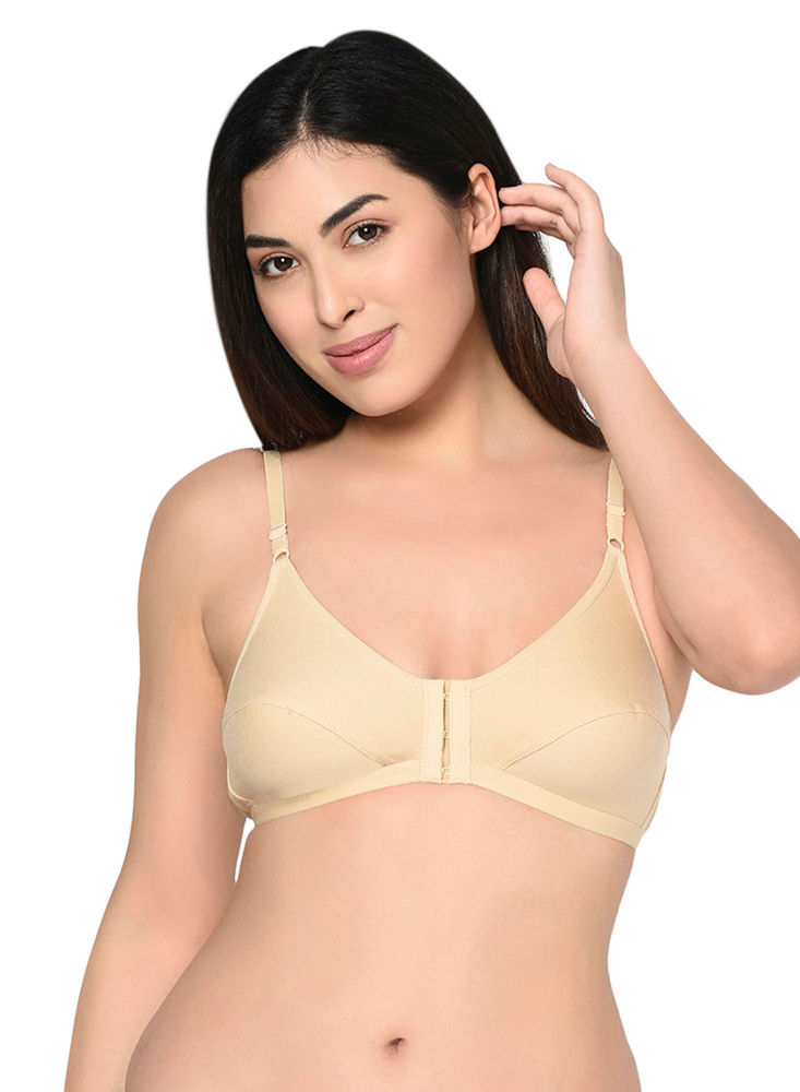 Bodycare Lace Bra - Non-Padded, Wirefree & Full Coverage-1501MH