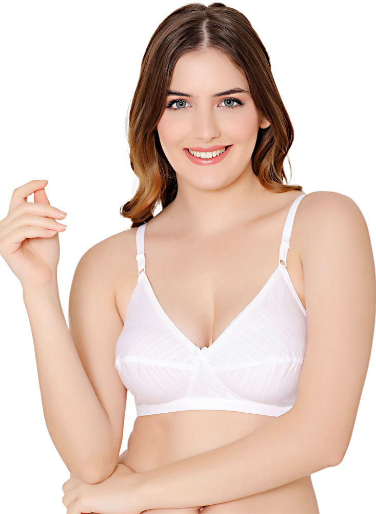 Bodycare polycotton wirefree adjustable straps comfortable non padded bra-1570W