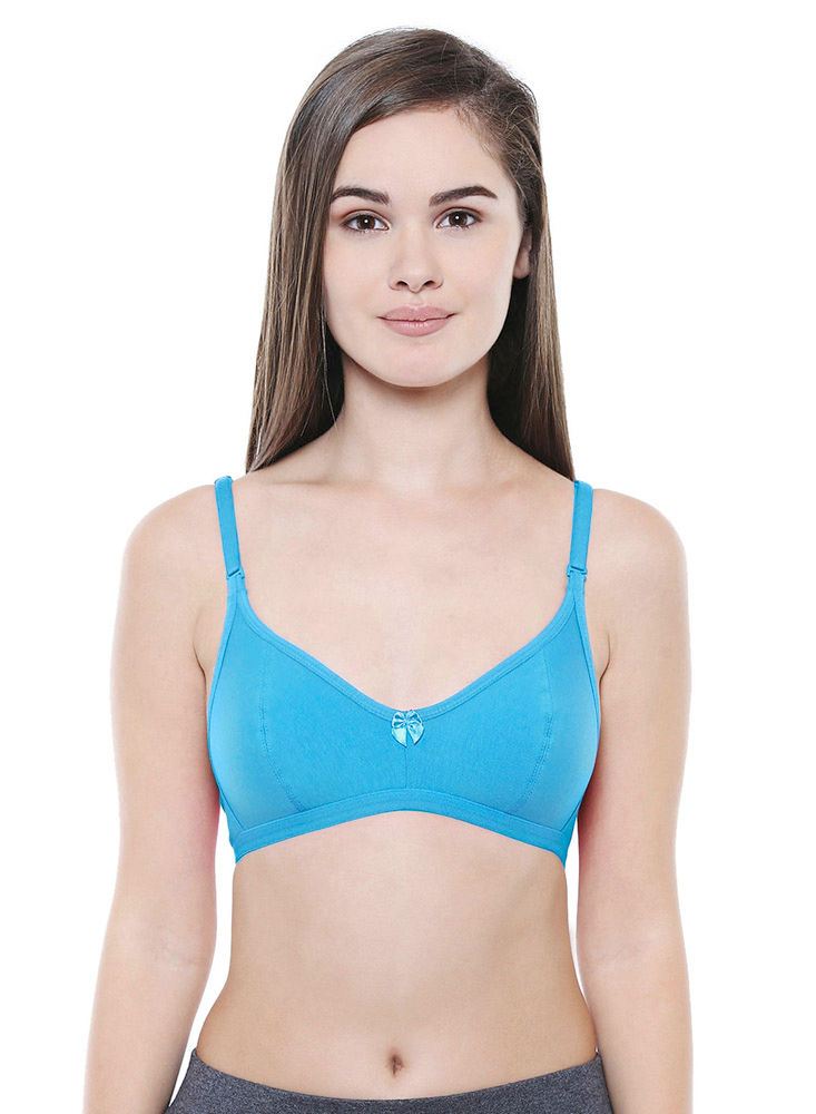 Bodycare polycotton wirefree convertible straps moulded cup non padded bra -6594MIL