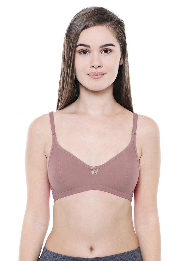 Bodycare Polycotton Maroon Color Bra 1531MH