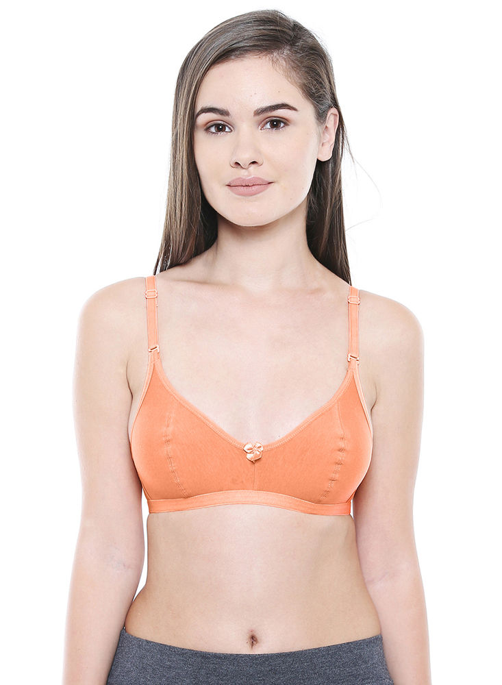 Seamless Padded Bra-bcd Cup Bra With Free Transparent Straps-6590, 6590-white