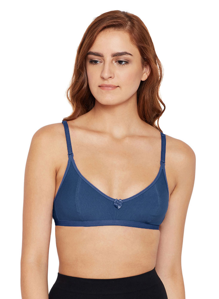 Perfect Coverage Bra-1575-S.Grey with free transparent strap