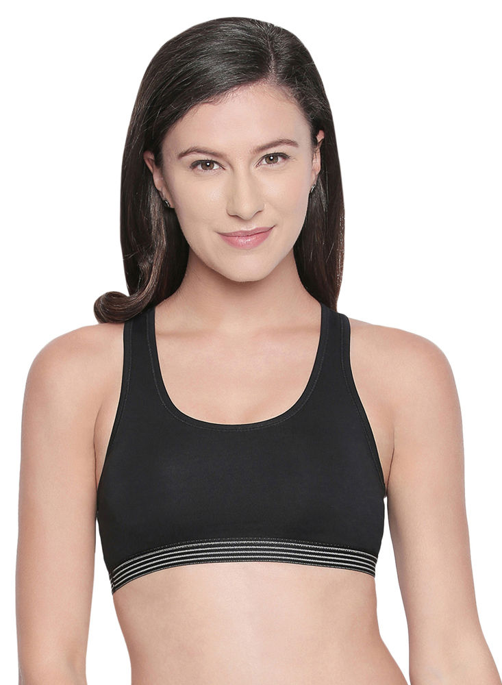 Buy Bodycare Women Pack Of 3 Black Solid T Shirt Bra 5554B - Bra for Women  7944657