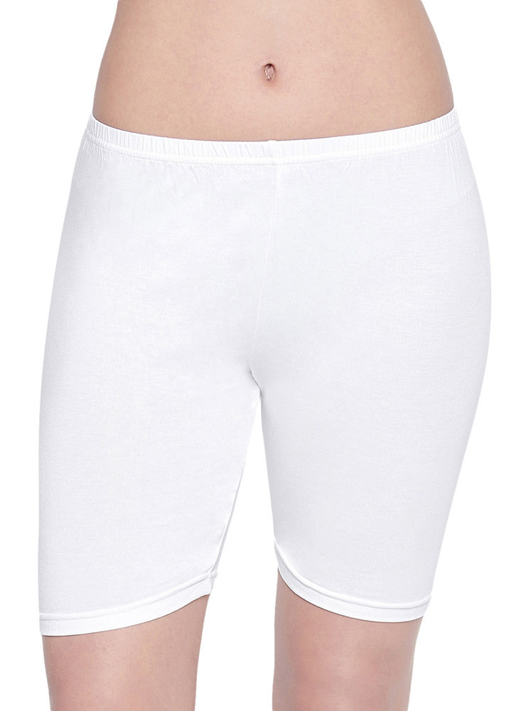 BODYCARE Pack of 1 Cycling shorts Panties in White Color-16W