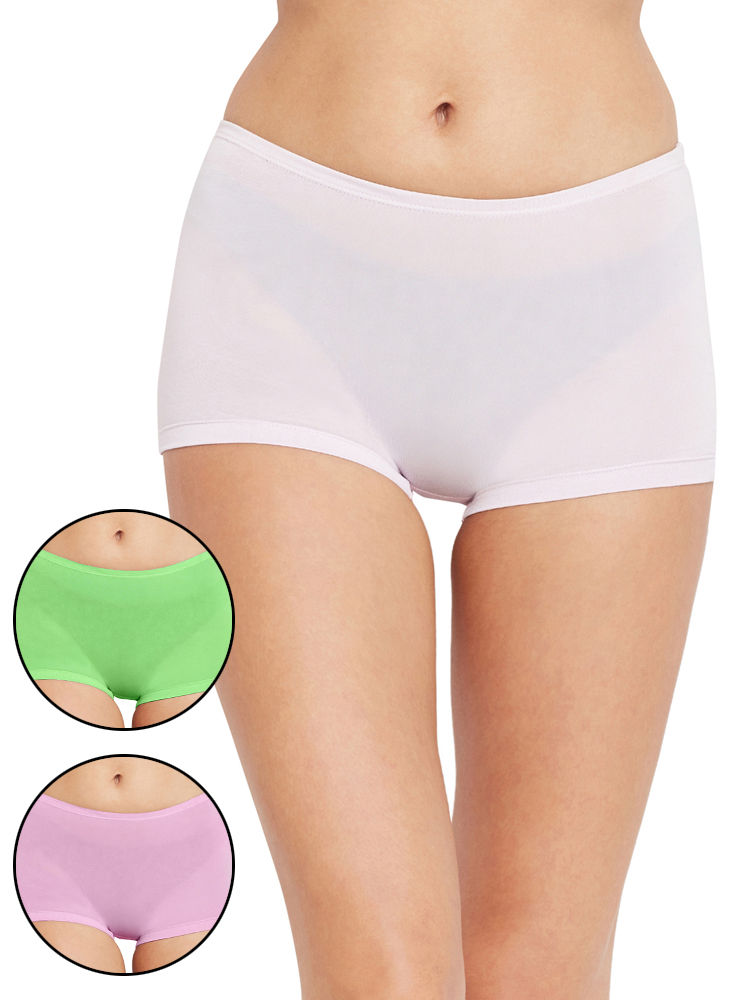 Bodycare Pack of 3 Boyshorts in Cotton Spandex