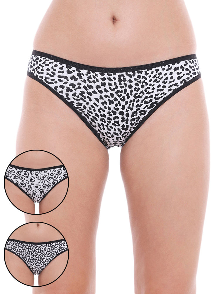 BODYCARE Pack of 3 Plus Size Panty in Assorted Prints-710-3PCS