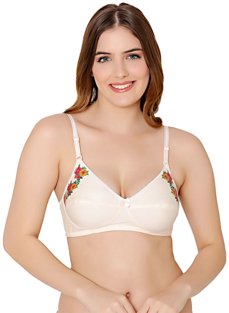 Bodycare Polycotton Maroon Color Bra 1535MH (30B)