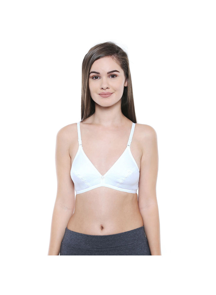 Bodycare polycotton wirefree adjustable straps comfortable non