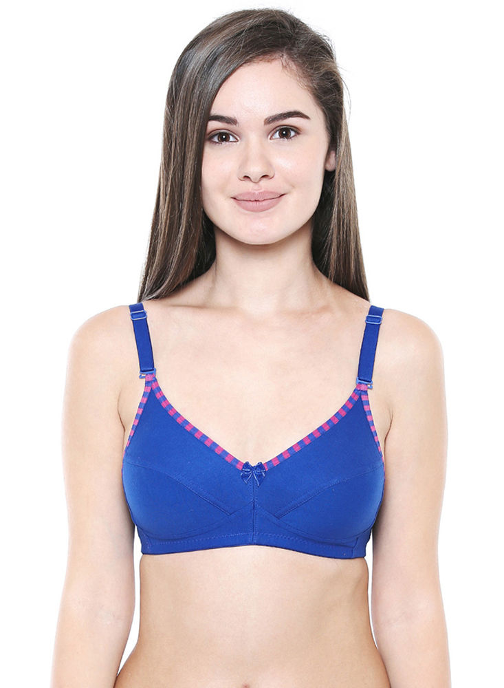 B-C-D Cup Bra-STHRT-CS-W with Cotton Straps