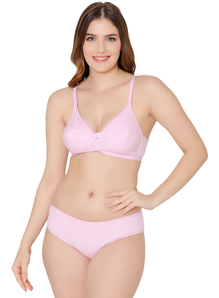 Bodycare Full Coverage,Non Padded Bra-6817-Pink